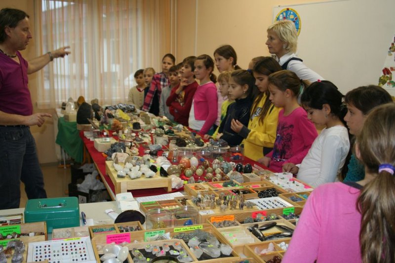 Razstava fosilov in mineralov