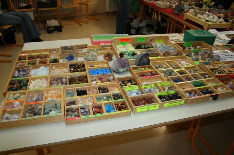 Razstava fosilov in mineralov