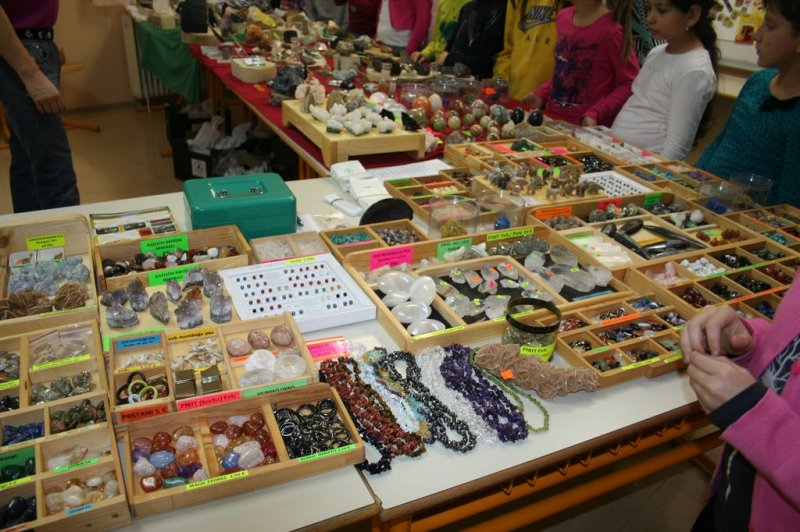 Razstava fosilov in mineralov