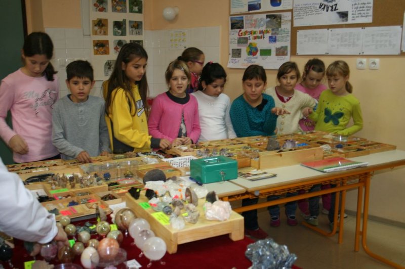 Razstava fosilov in mineralov