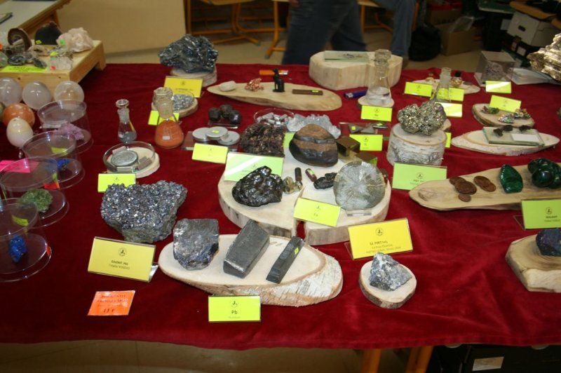 Razstava fosilov in mineralov