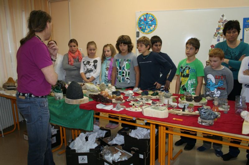 Razstava fosilov in mineralov