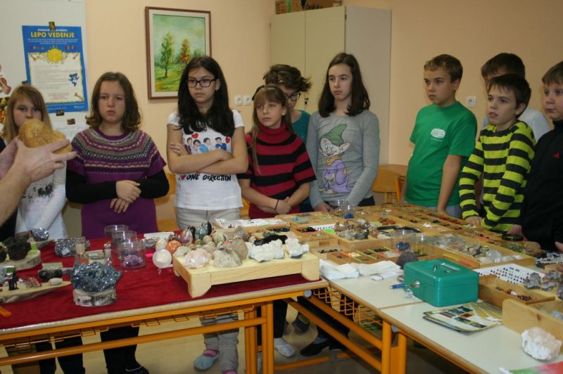 Razstava fosilov in mineralov