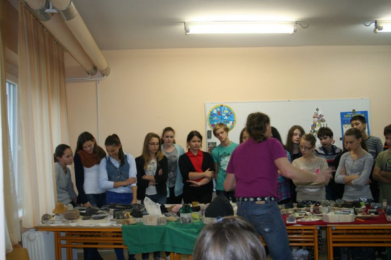 Razstava fosilov in mineralov