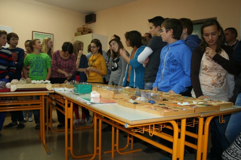 Razstava fosilov in mineralov