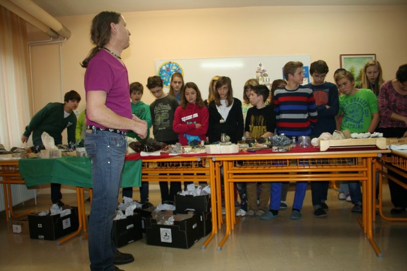 Razstava fosilov in mineralov