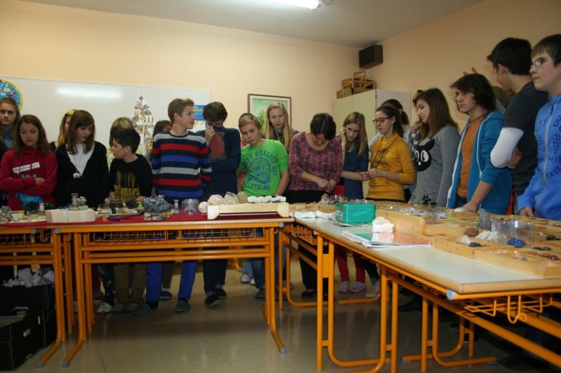 Razstava fosilov in mineralov