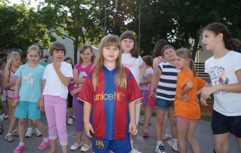 Nogometni trening za deklice razredne stopnje