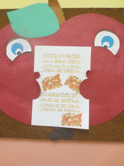 Pozdrav jeseni in teden otroka v oddelkih podaljšanega bivanja