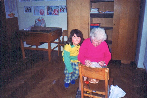 klekljanje in "tjetka"