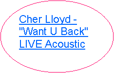 Elipsa: Cher Lloyd - "Want U Back" LIVE Acoustic