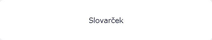 Slovar�ek
