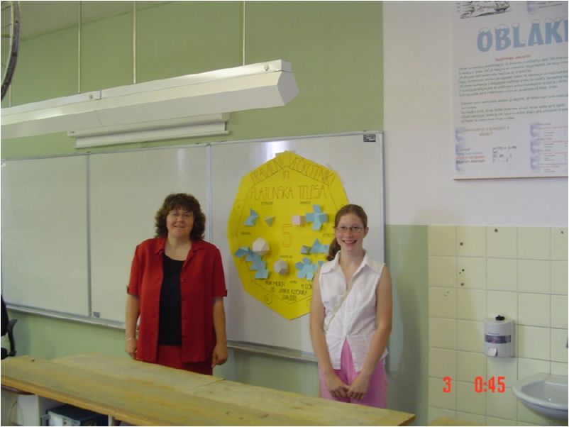 Sledi slikanje z mentorico.