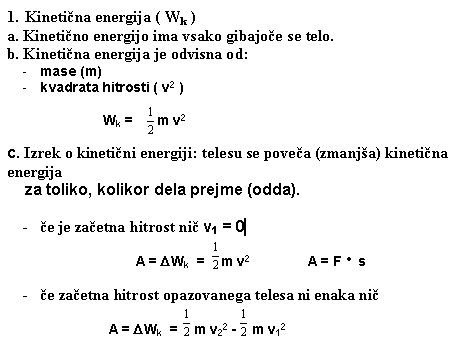 kineti�na energija