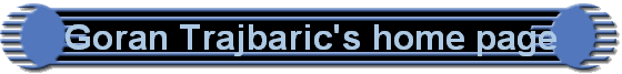 Goran Trajbaric's home page