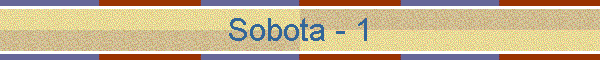Sobota - 1