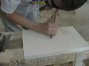 KLESANJE PLITKIH ORNAMENTOV