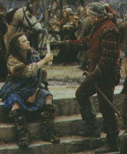 Christopher Lamert and Sean Connery at set