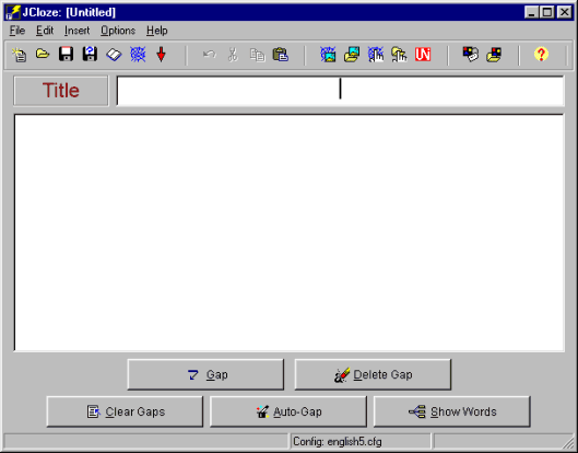 Uvodni zaslon JClose