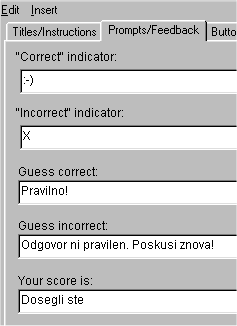 Spodbuda in povratne informacije