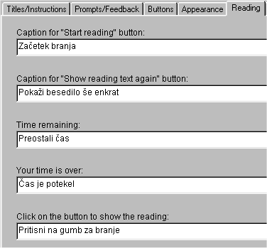Besedilo za branje