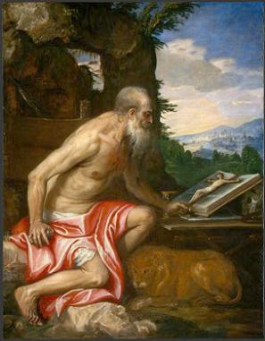Veronese, Hieronim v puscavi, ok.1580
