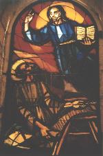 Sv. Hieronim (vitraž v Betlehemu)