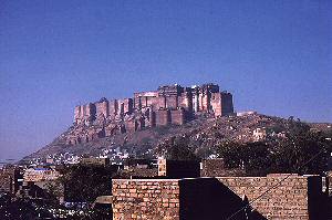 Jodhpur: mogo�na trdnjava nad mestom