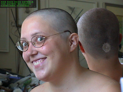 Nina as Matrix, summer 2002