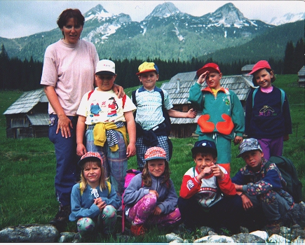 Planina Javornik (v ozadju Vi�evnik, Mali Dra�ki vrh in Seli�nik)