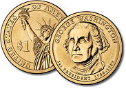 A coin - George Washington