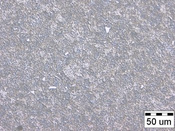 Microstructure of the AISI steel D2