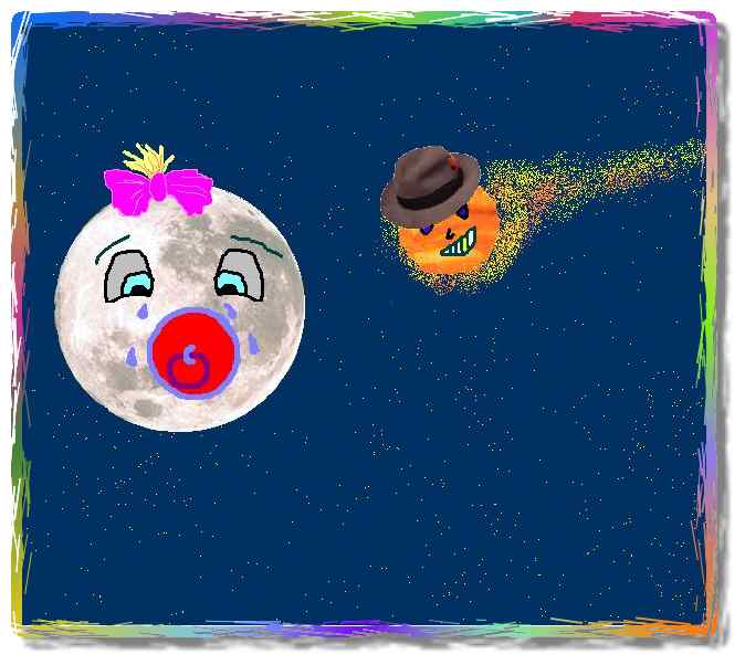Jokajoa mala Luna in oabni Komet