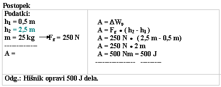 Naloga 4 Potencialna Energija