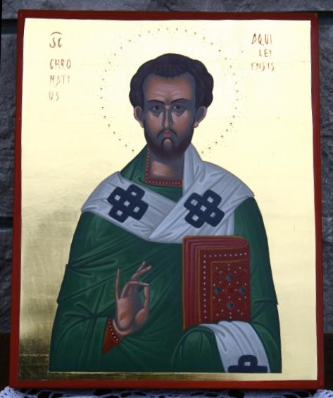 Ikona sv. Kromacija ikonopisca Tineta Jenka
